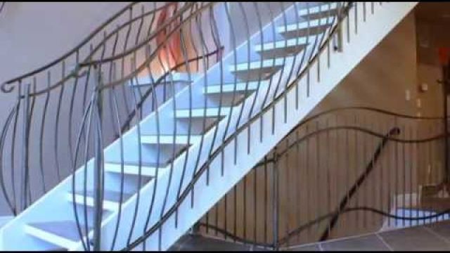Перила для лестницы - идеи дизайна